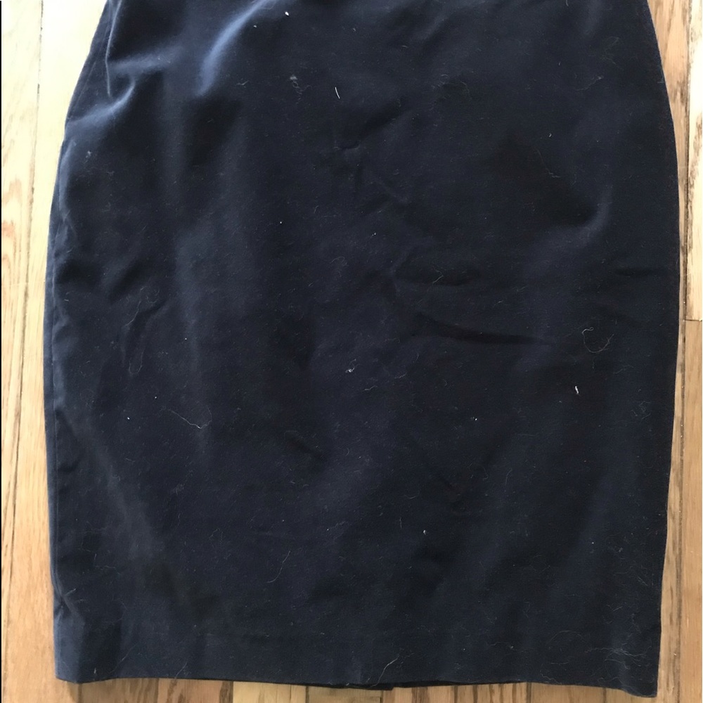 NWT Ann Taylor Black Velvet Skirt Sz 10
